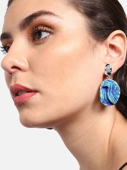 GOLD PLATED PARTY DESIGNER DROP EARRING FOR WOMEN