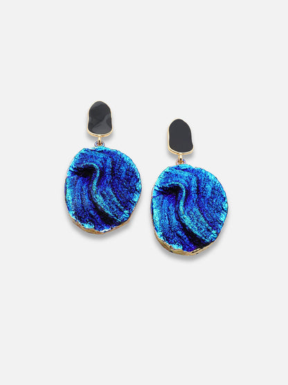 GOLD PLATED PARTY DESIGNER DROP EARRING FOR WOMEN