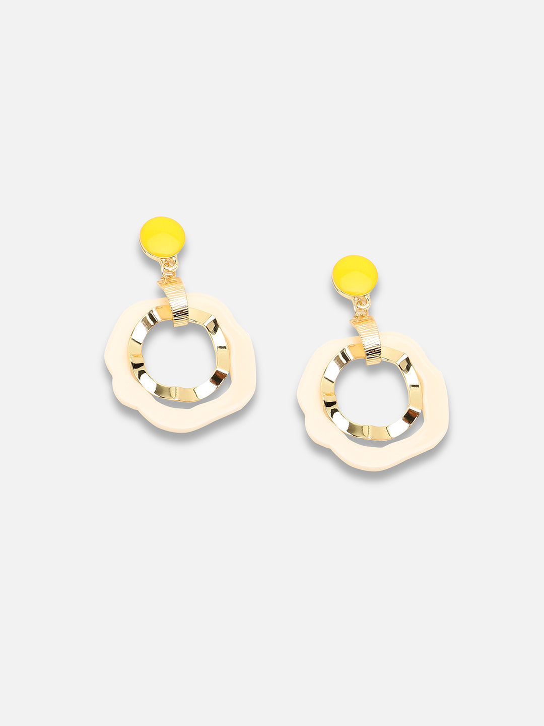GOLD PLATED PARTY DESIGNER DROP EARRING FOR WOMEN