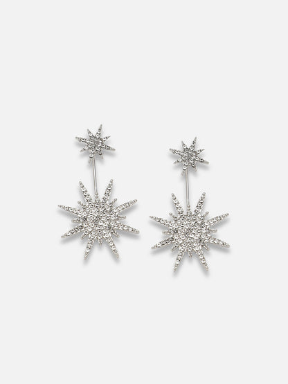 Gold Plated Party Designer Stone Drop Earring For Women