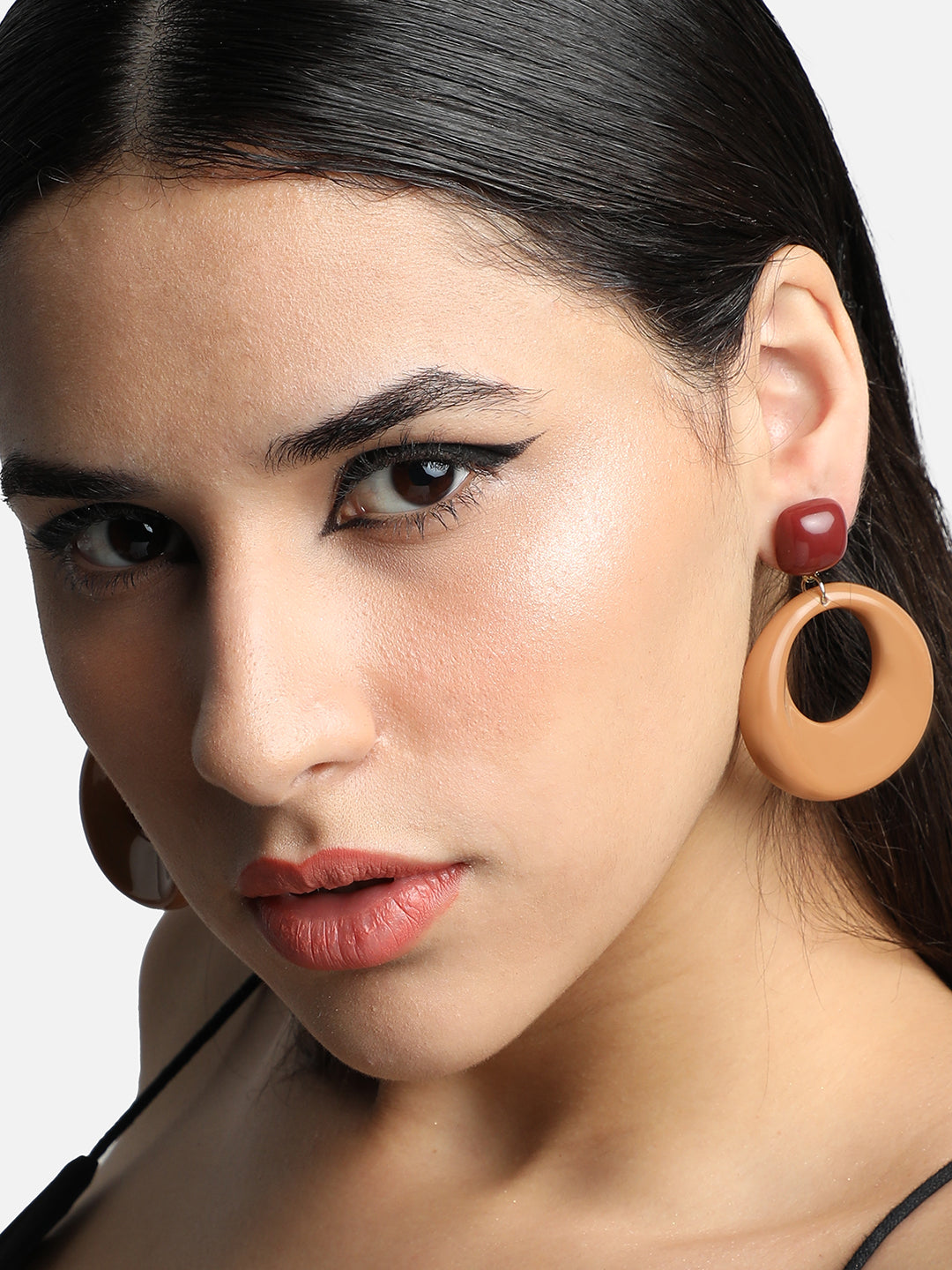 GOLD PLATED PARTY DESIGNER DROP EARRING FOR WOMEN