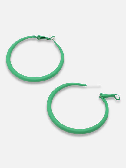 Gold Plated Party Designer Hoop Earring For Women