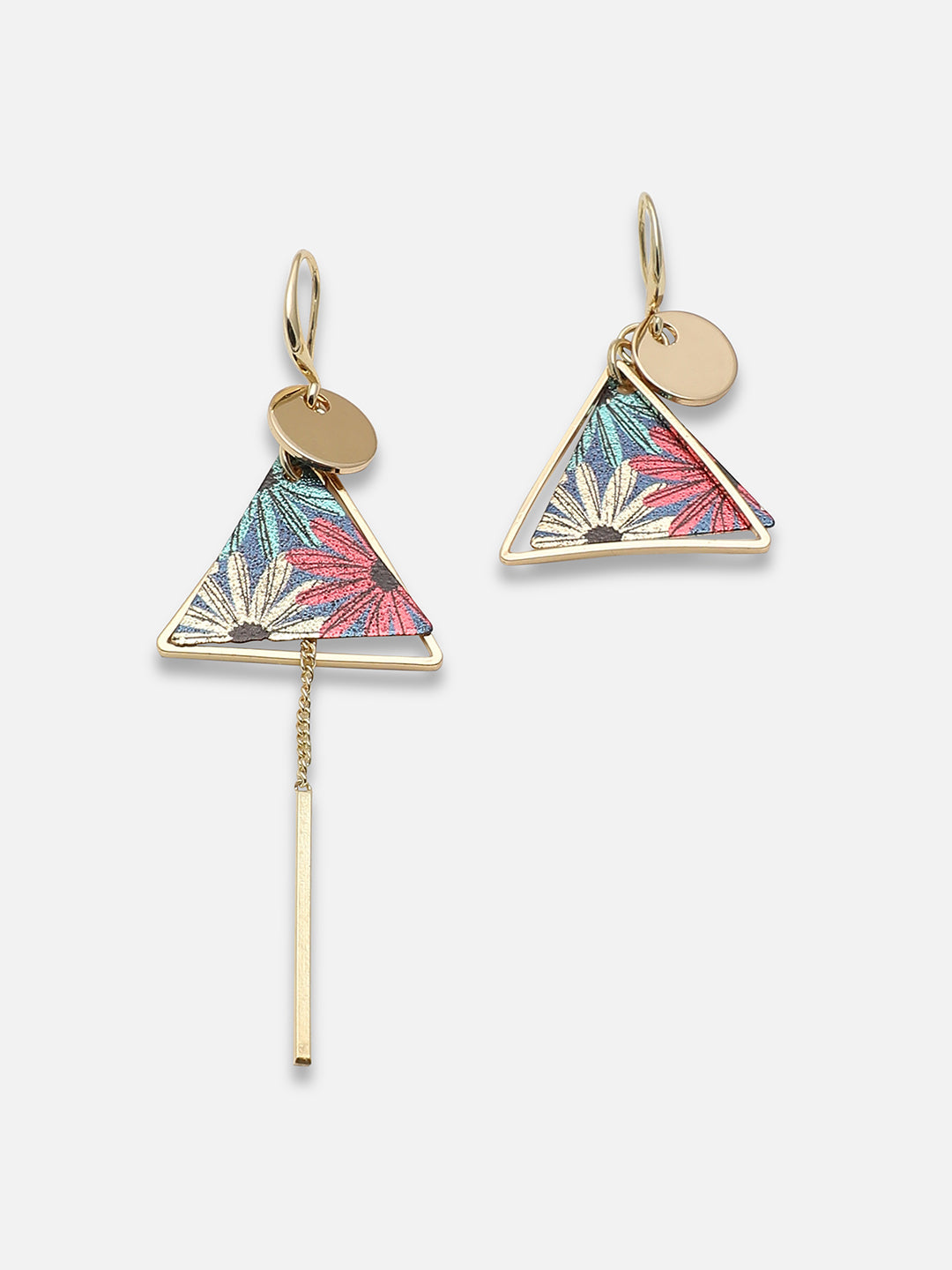 Gold Plated Party Designer Stone Drop Earring For Women