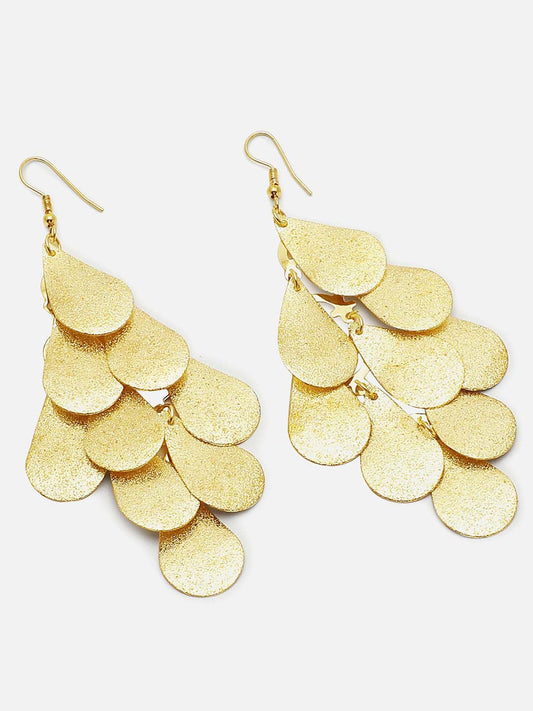 GOLD PLATED DROP EARRING WOMEN AND GIRLS
