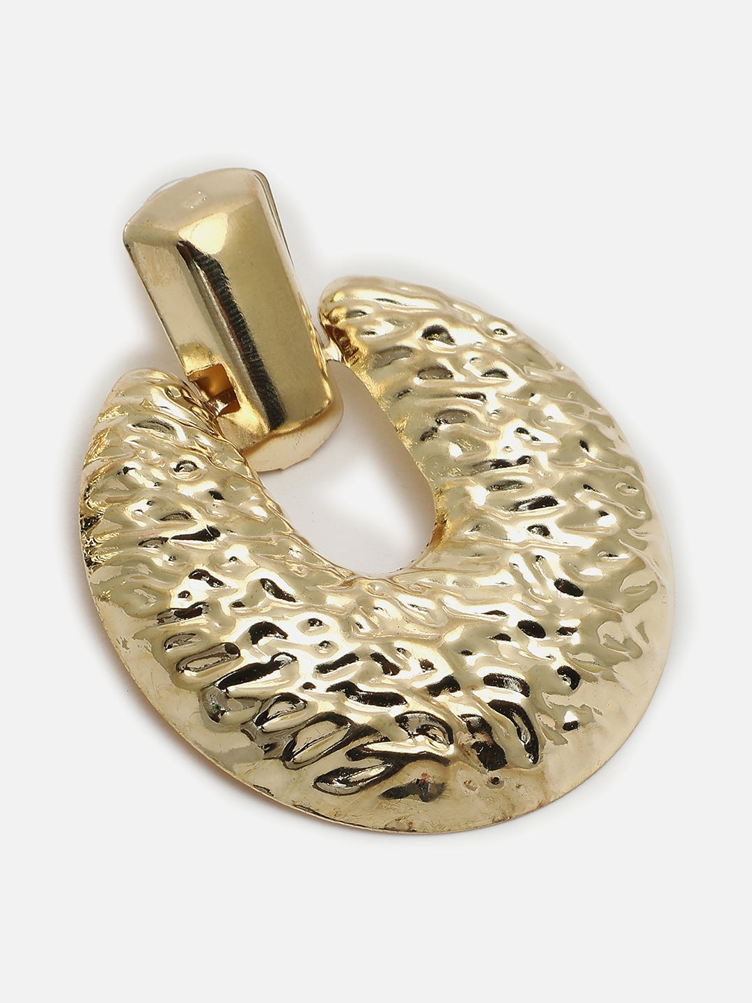 GOLD PLATED SNAKE DESIGN DROP EARRINGS FOR WOMEN