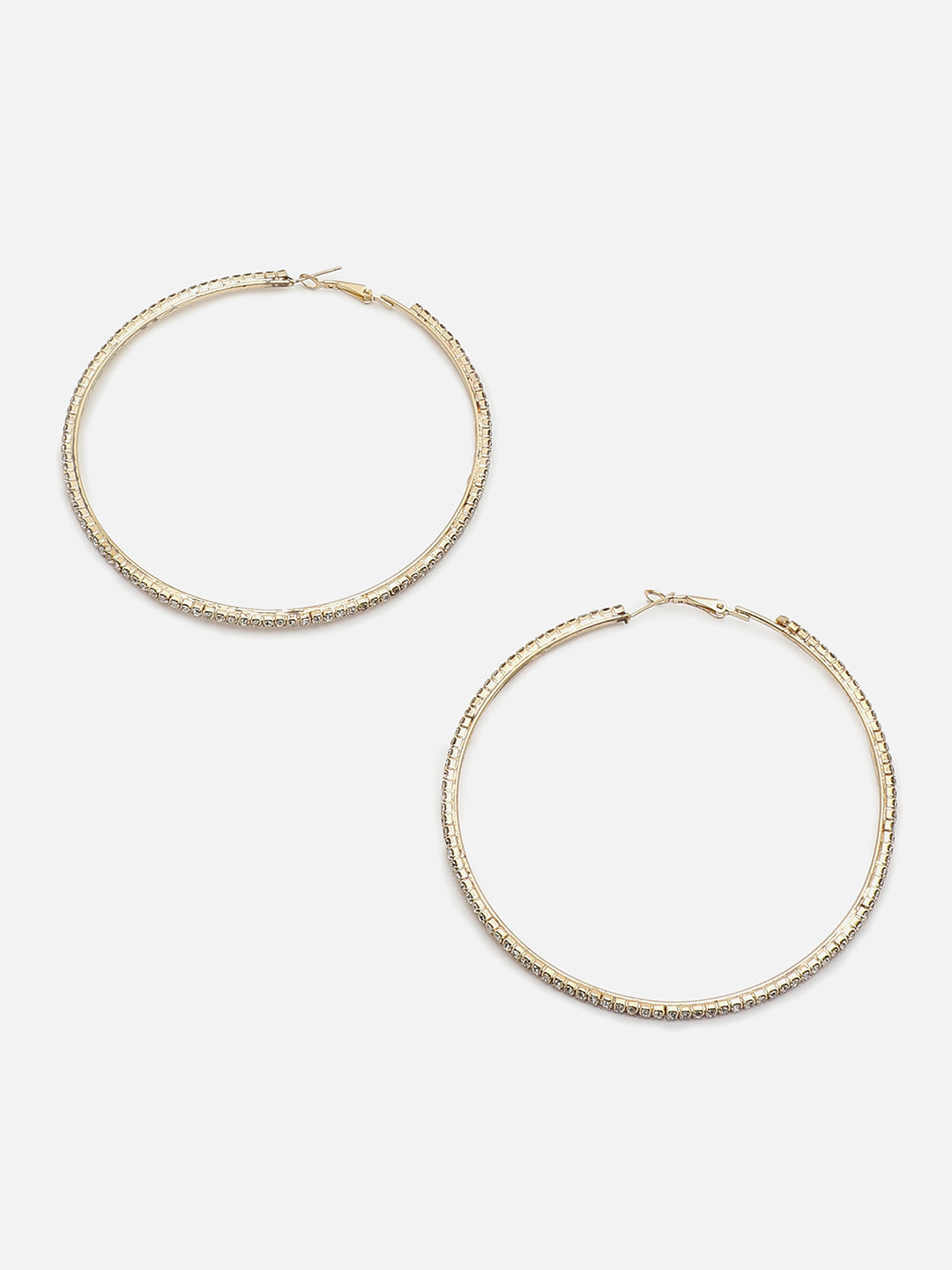 TRENDY SILVER PLATED HOOP EARRINGS FOR WOMEN AND GIRLS