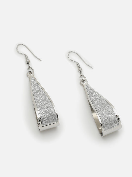 TRENDY SILVER PLATED DROP EARRINGS FOR WOMEN AND GIRLS