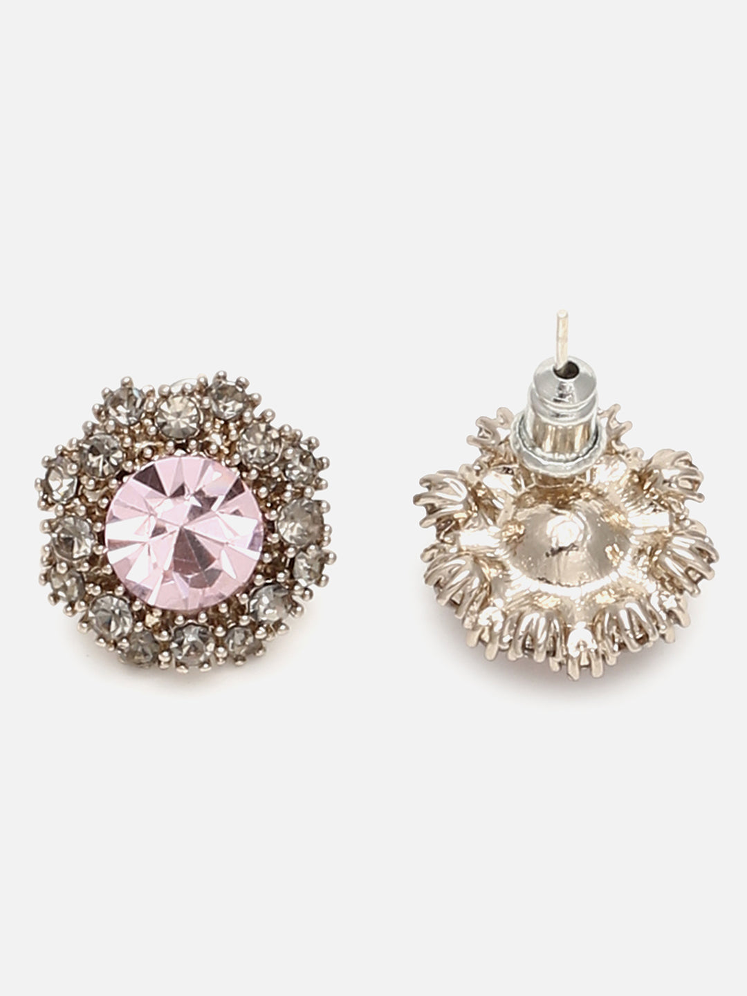 Gold Plated Designer Stone Stud