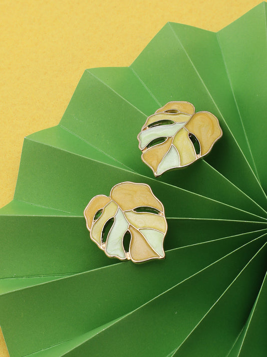 Gold Plated Designer Stud