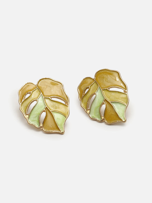 Gold Plated Designer Stud
