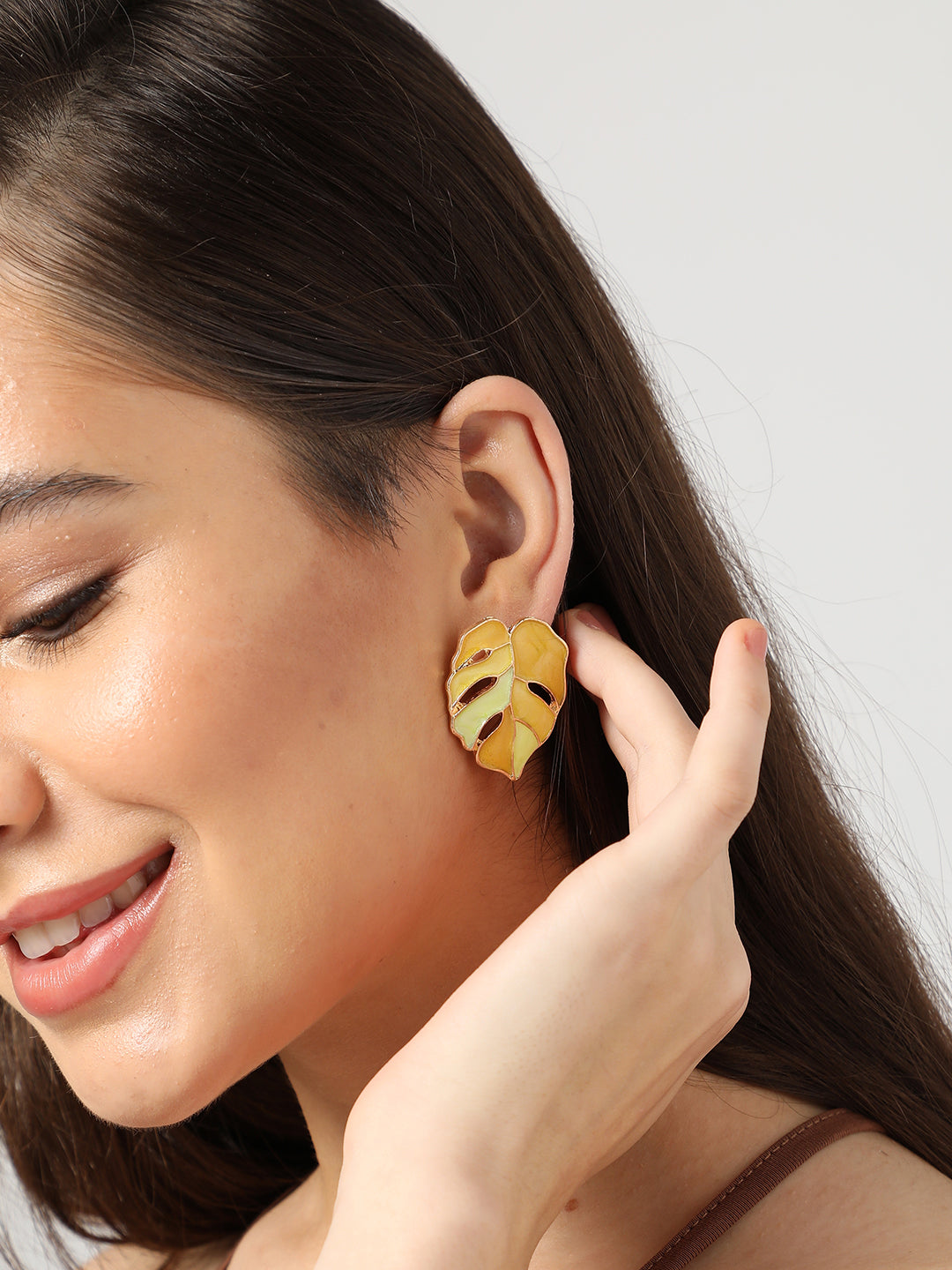 Gold Plated Designer Stud