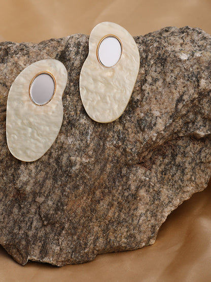 Gold Plated Designer Stud