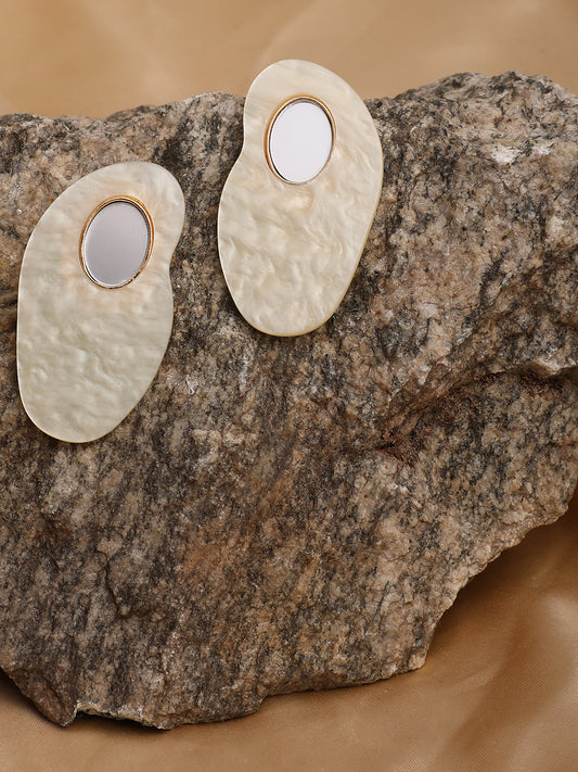 Gold Plated Designer Stud