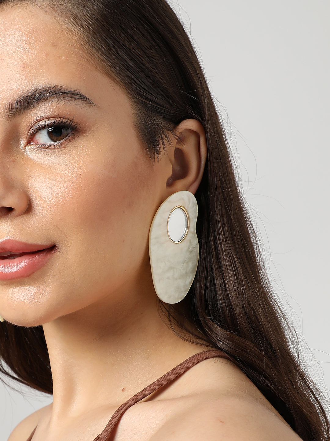 Gold Plated Designer Stud