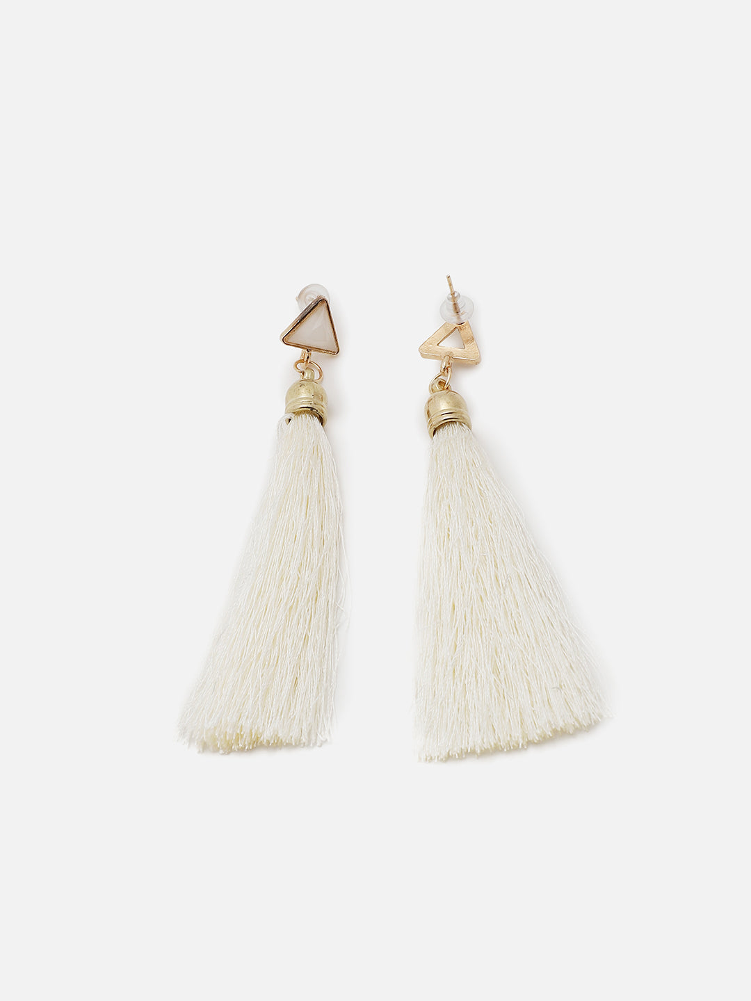 Gold Plated Designer Stone Drop Earring