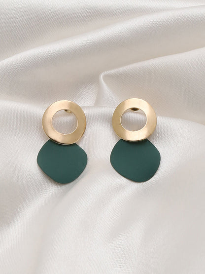 Gold Plated Designer Drop Earring