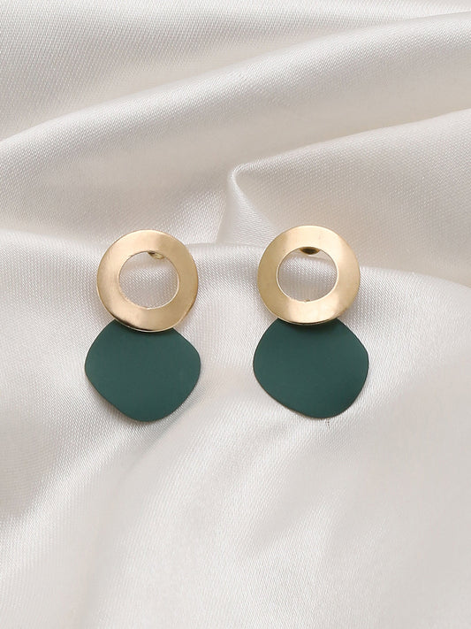 Gold Plated Designer Drop Earring