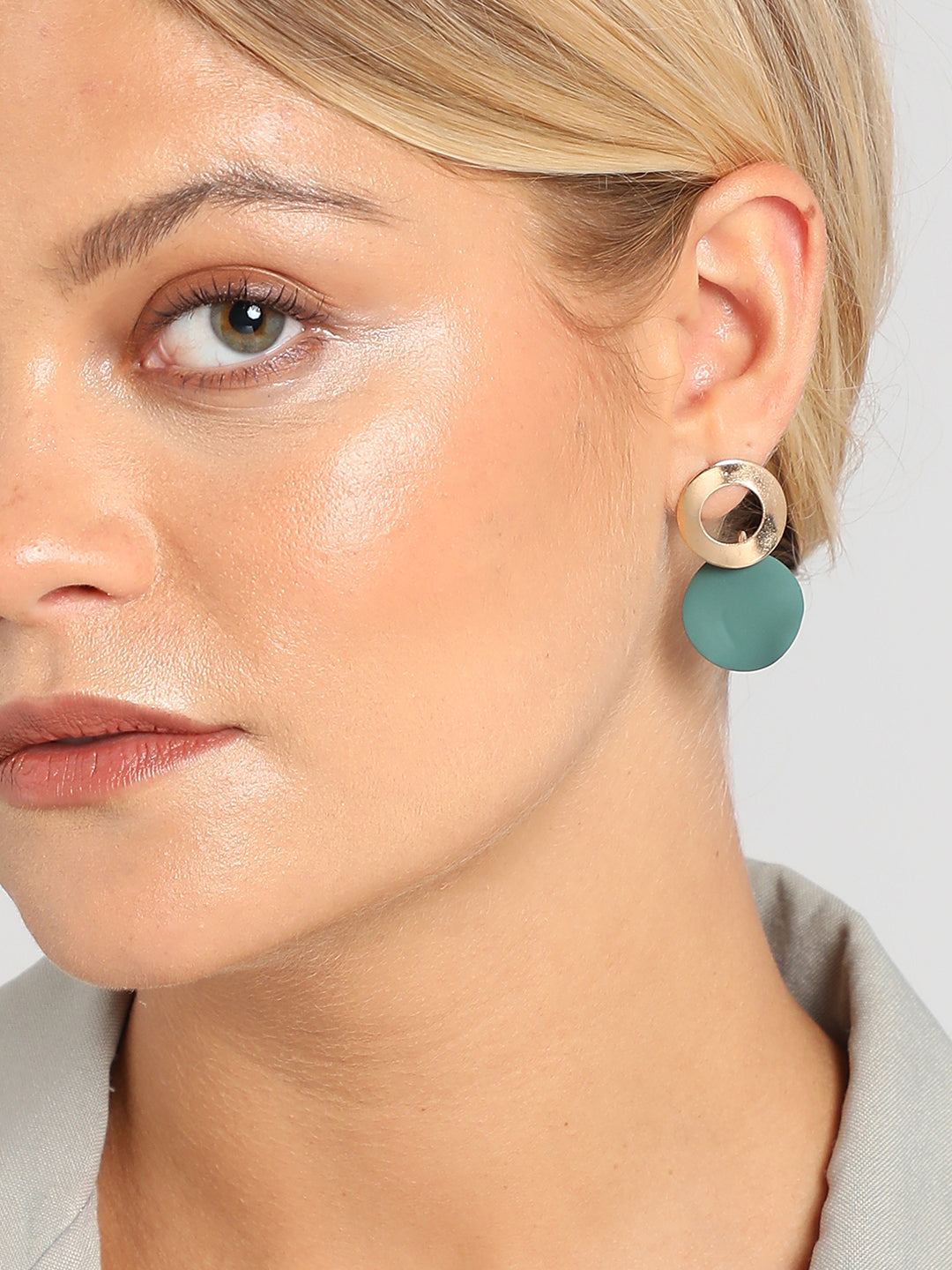 Gold Plated Designer Drop Earring
