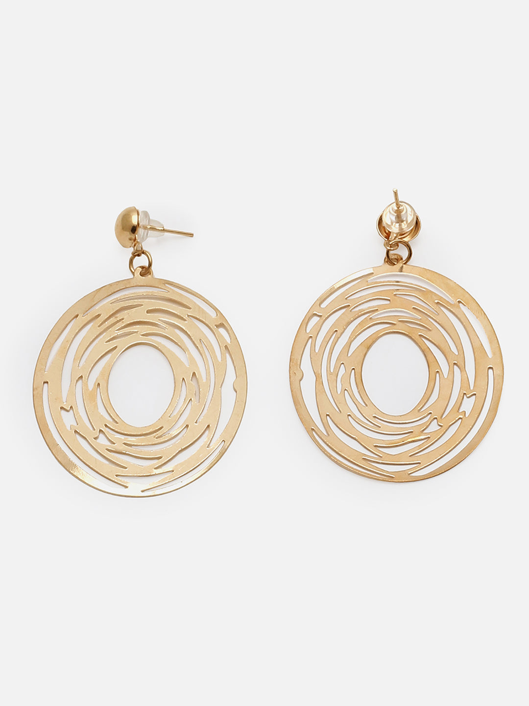 Gold Plated Designer Drop Earring