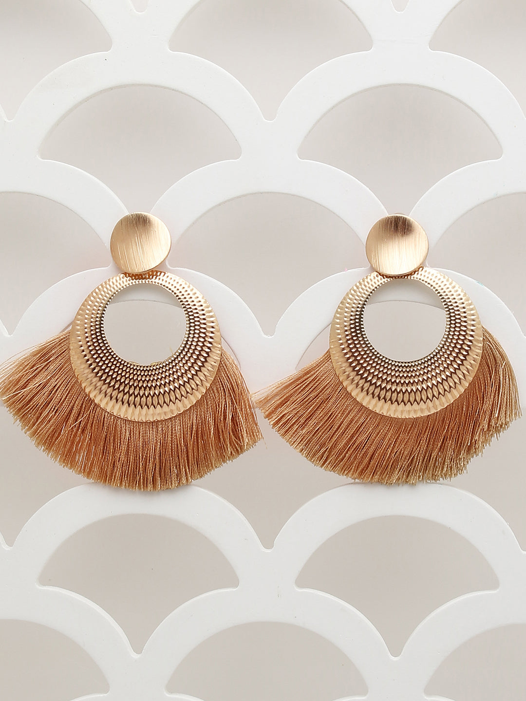 Gold Plated Designer Drop Earring