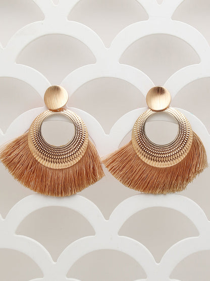 Gold Plated Designer Drop Earring