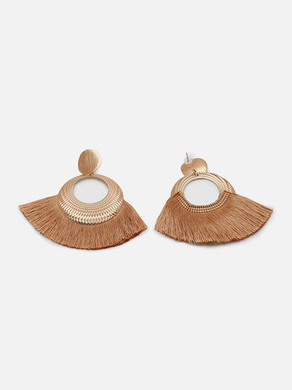 Gold Plated Designer Drop Earring