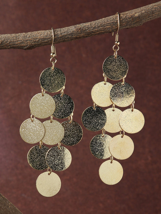 GOLD PLATED DROP EARRING WOMEN AND GIRLS