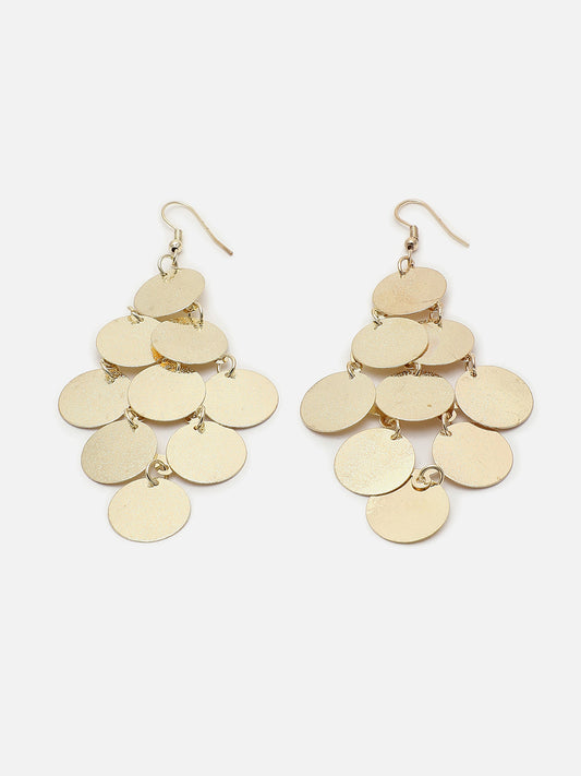 GOLD PLATED DROP EARRING WOMEN AND GIRLS