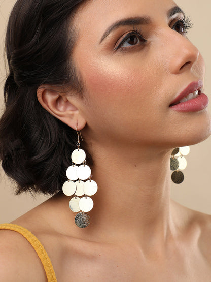 GOLD PLATED DROP EARRING WOMEN AND GIRLS