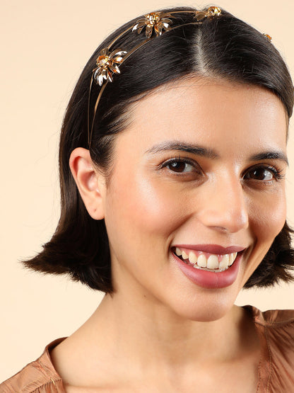 Gold Plated Designer Hairband
