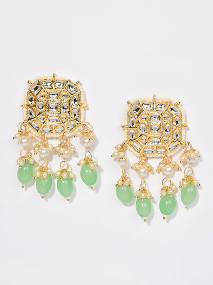 GOLD KUNDAN BRIDAL JEWELLERY SET