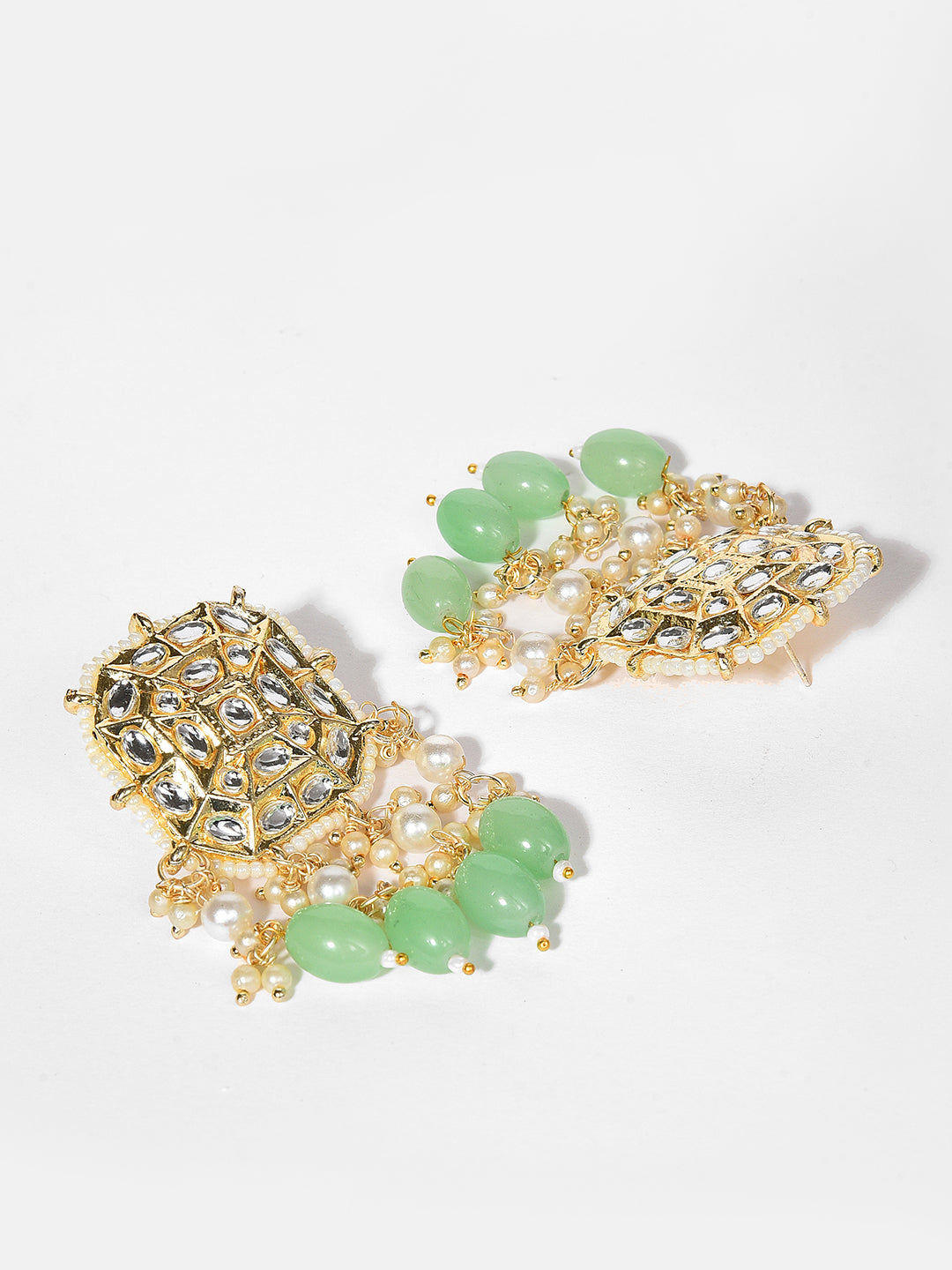 GOLD KUNDAN BRIDAL JEWELLERY SET