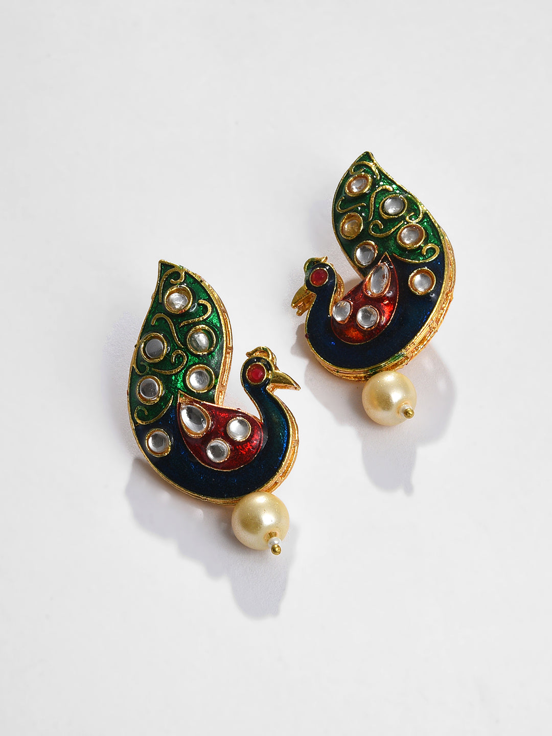 MULTI COLOUR PEACOCK NECKLACE SET