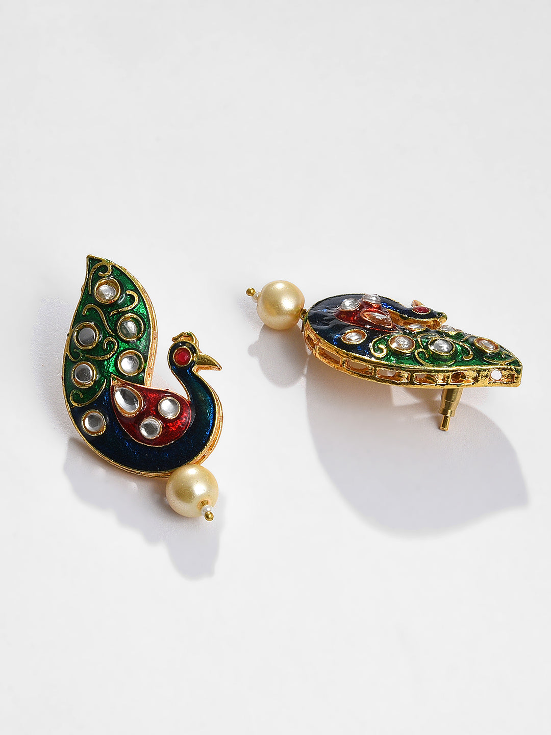MULTI COLOUR PEACOCK NECKLACE SET