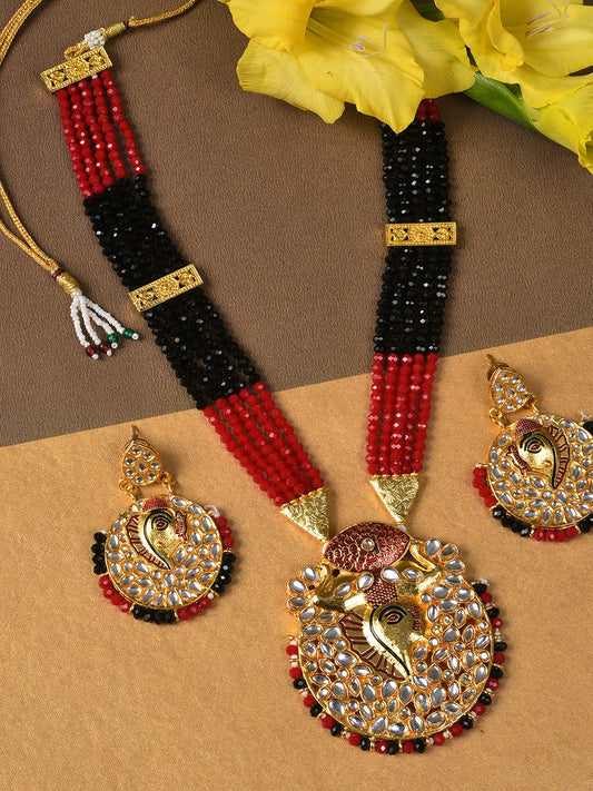 KUNDAN GANESHA NECKLACE SET