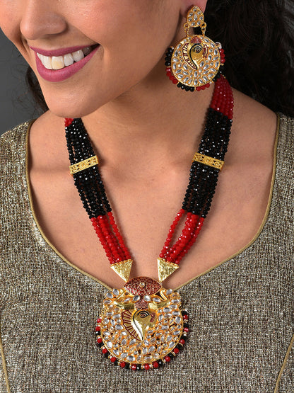 KUNDAN GANESHA NECKLACE SET
