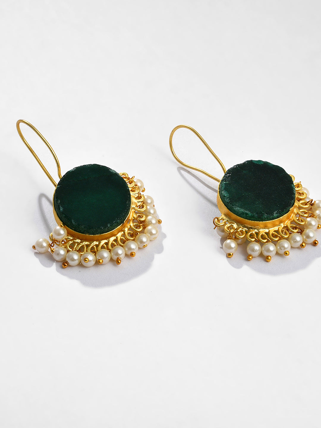 GREEN DROPS NECKLACE SET