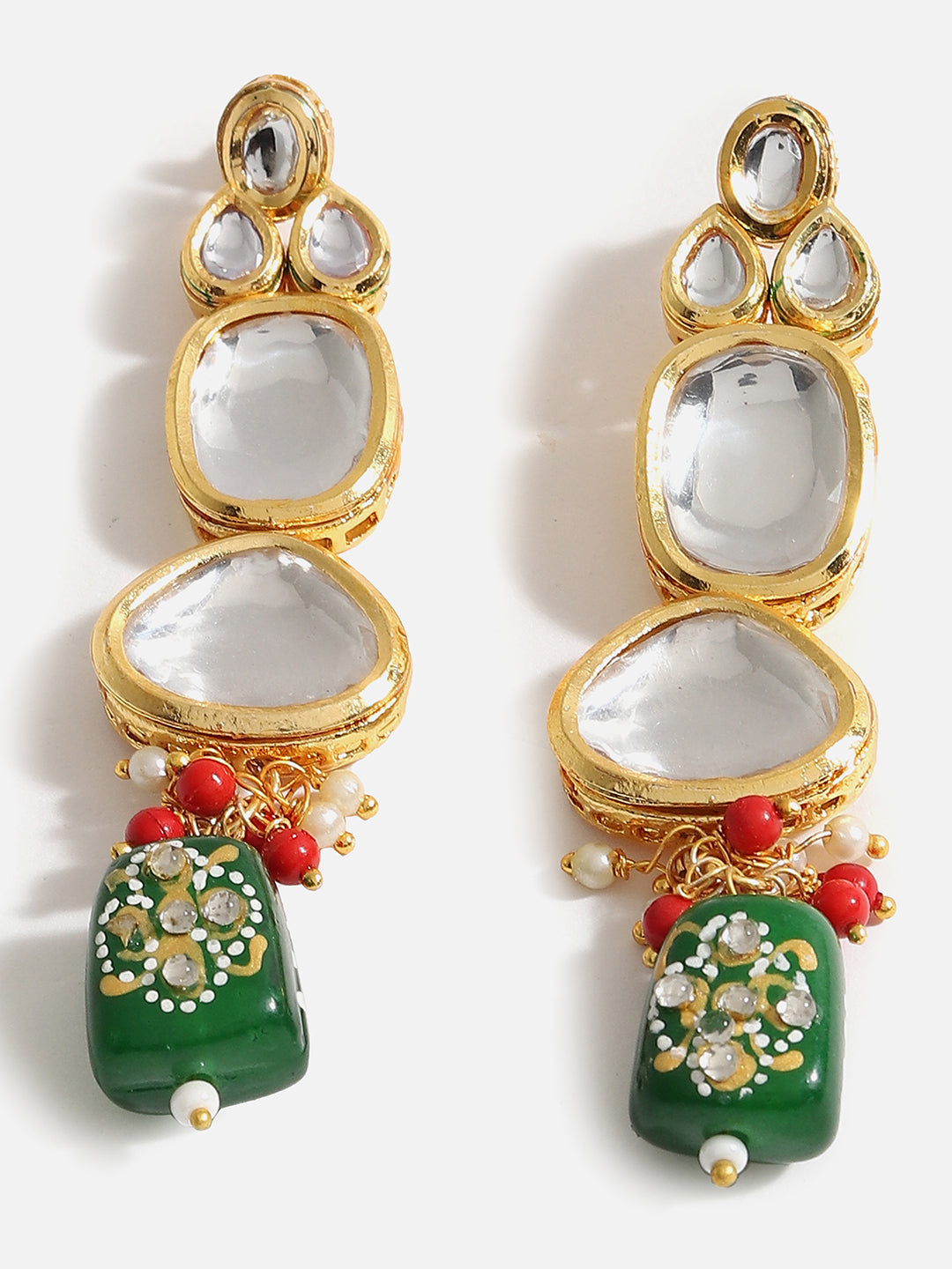SOHI MULTI COLOUR KUNDAN JEWELLERY SET