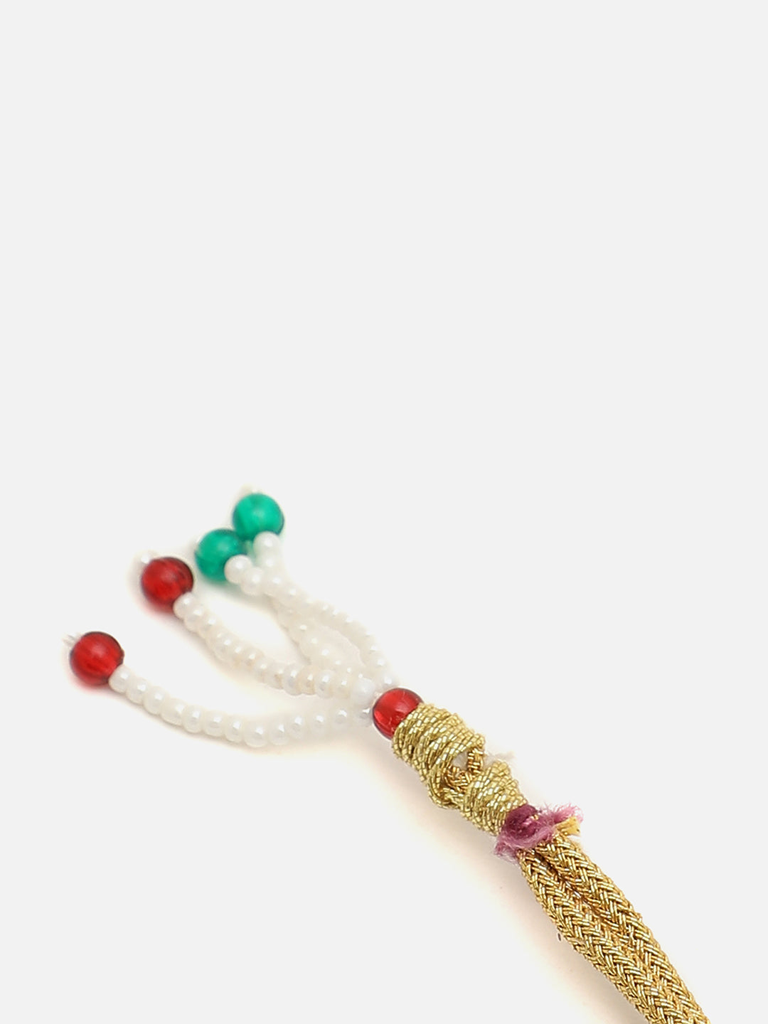 SOHI GREEN BEADS KUNDAN JEWELLERY SET