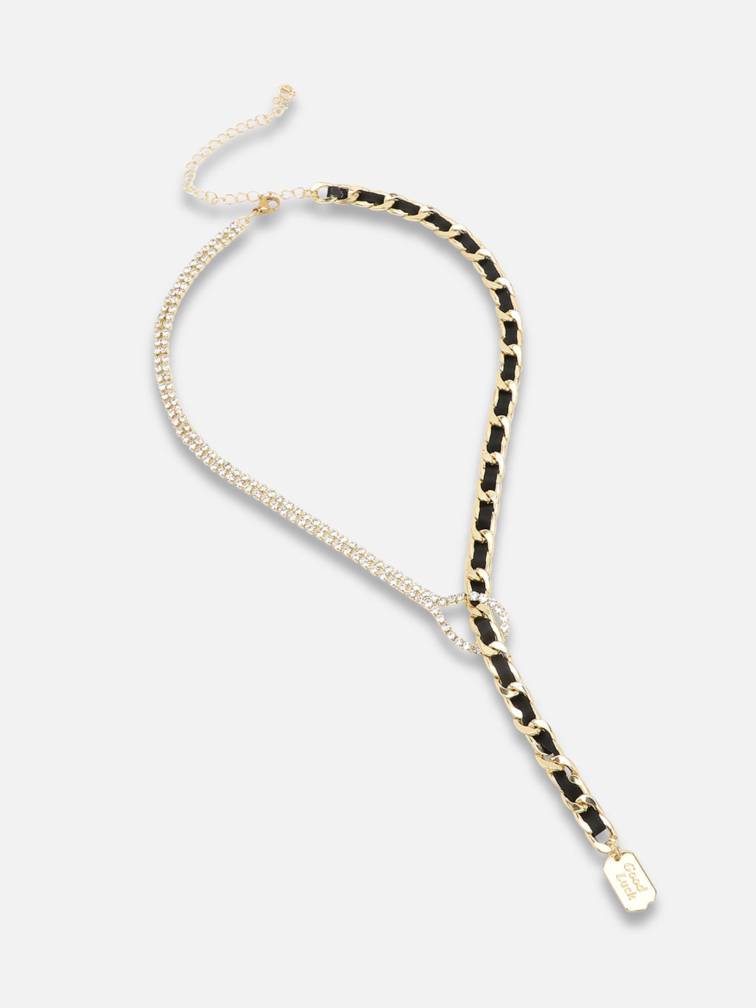 Gold Plated Party Designer Stone Necklace For Women