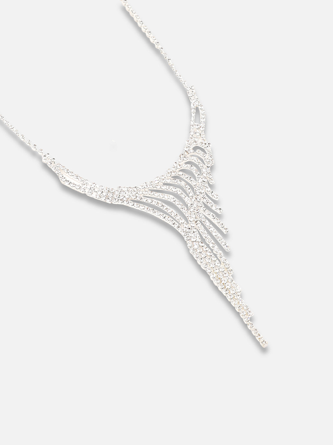 GOLD PLATED PARTY DESIGNER STONE NECKLACE AND EARRING SET FOR WOMEN