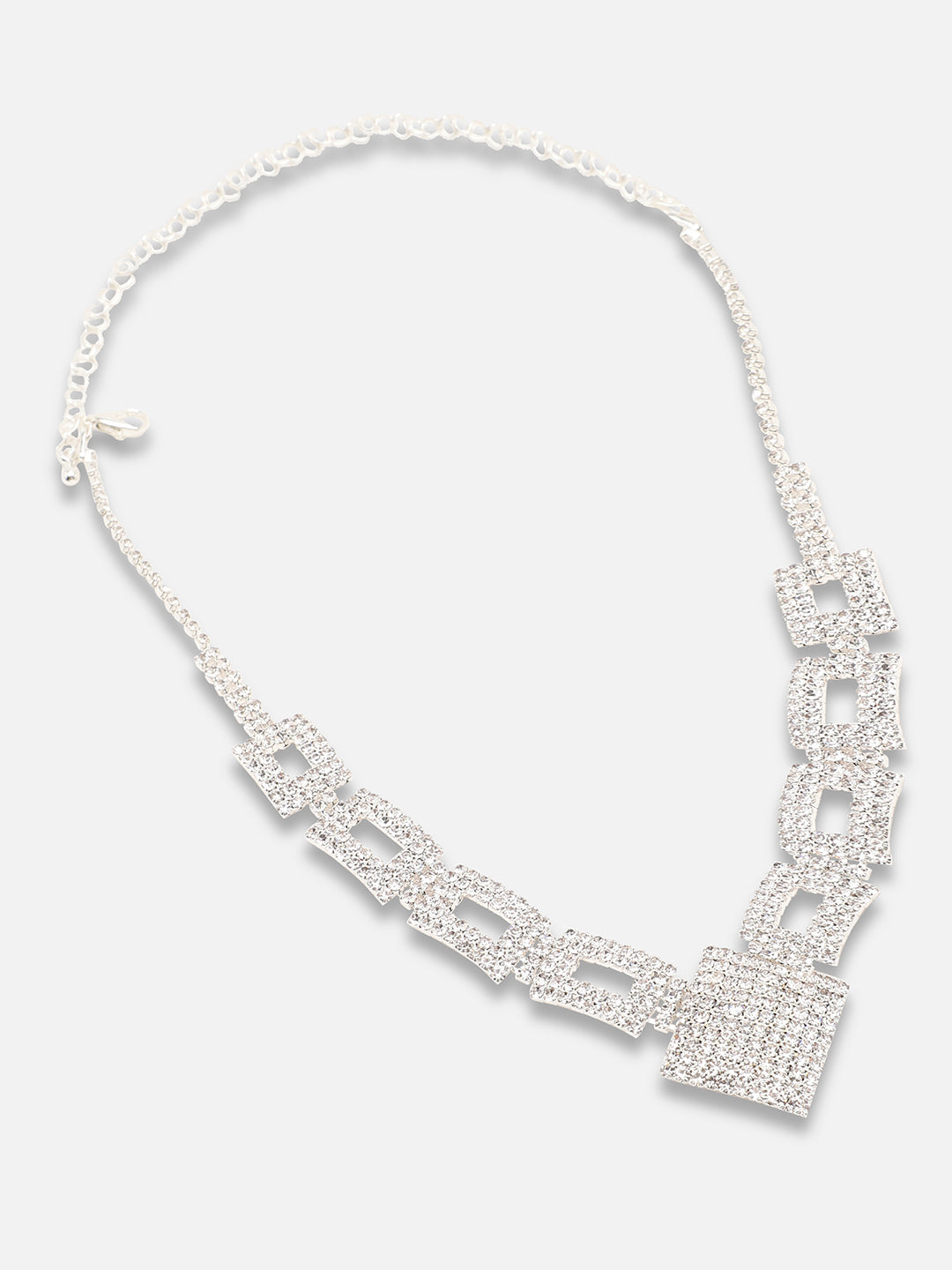 Gold Plated Party Designer Stone Necklace And Earring Set For Women