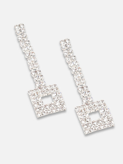 Gold Plated Party Designer Stone Necklace And Earring Set For Women