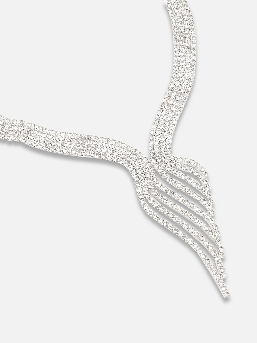 Gold Plated Party Designer Stone Necklace and Earring Set For Women