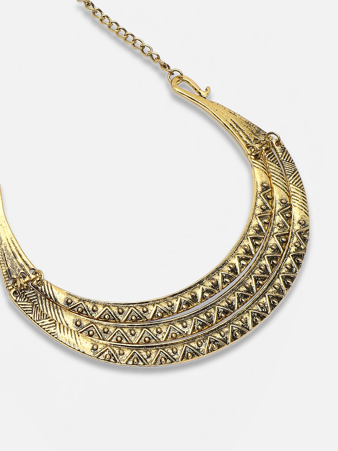 Gold Plated Party Designer Stone Necklace For Women