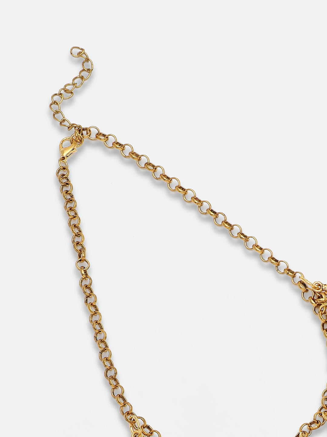 Gold Plated Party Designer Stone Necklace For Women