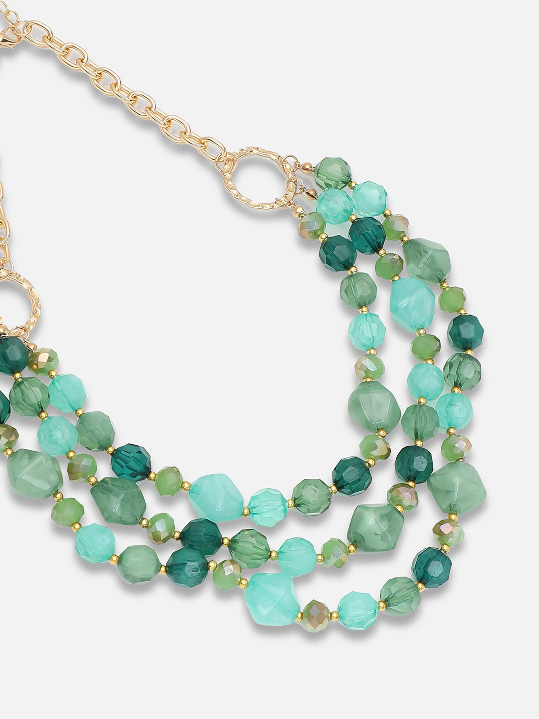 Gold Plated Party Designer Stone Necklace For Women