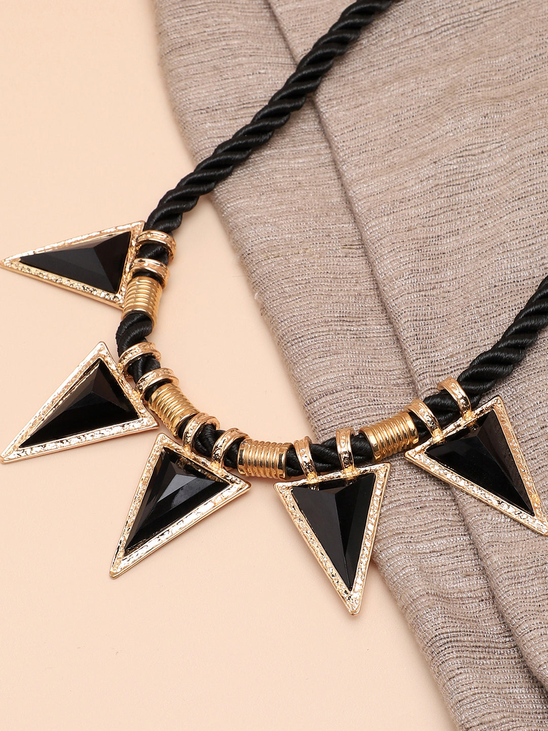 Gold Plated Party Designer Stone Necklace For Women