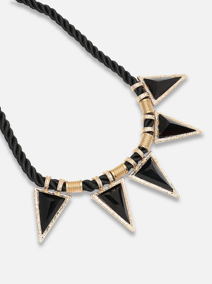 Gold Plated Party Designer Stone Necklace For Women