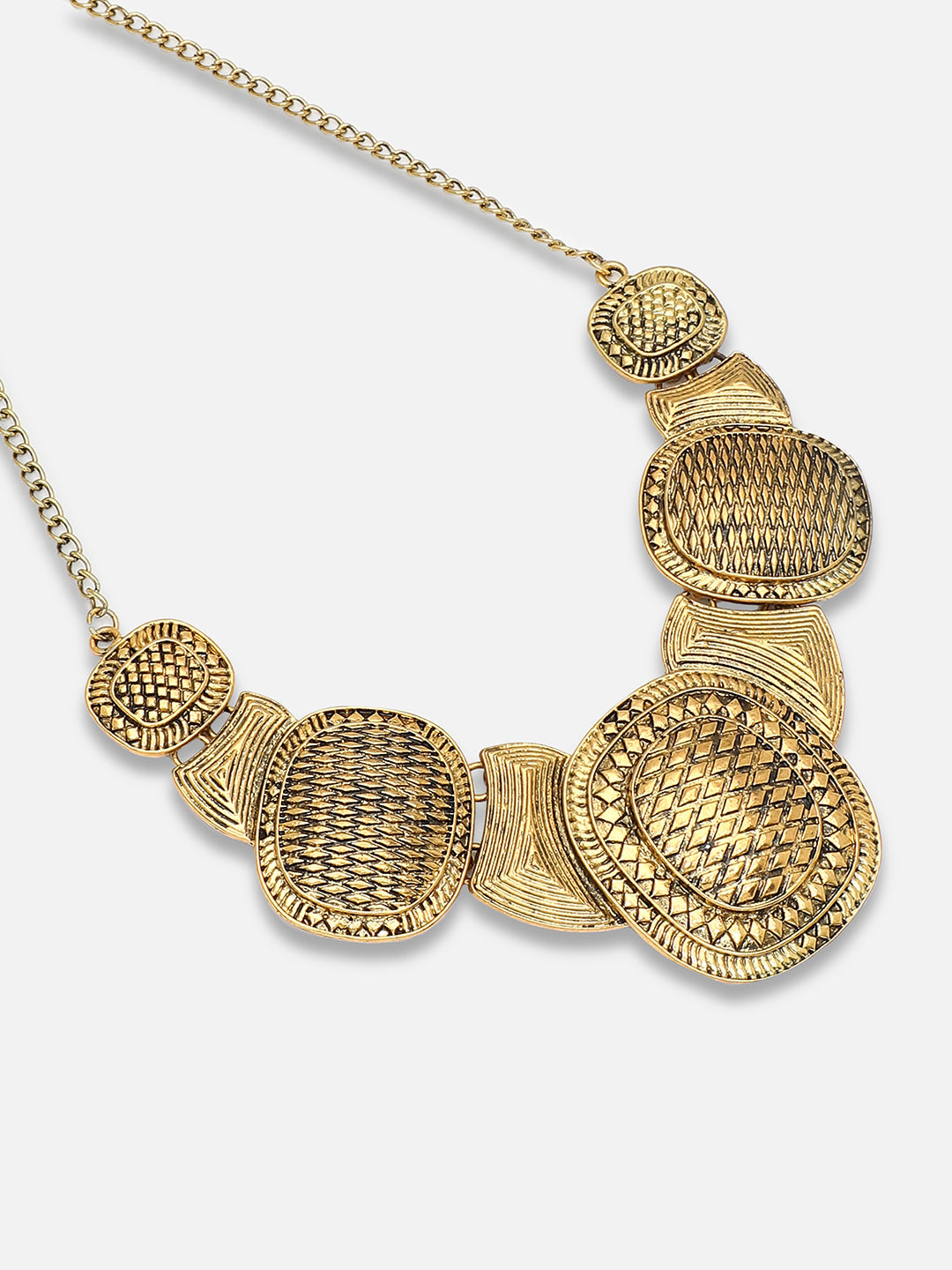 Gold Plated Party Designer Stone Necklace For Women